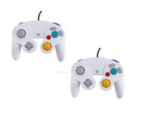 2 X Manette pour Nintendo Wii, Wii U et Gamecube - Blanc
