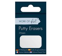 2 X Mastic Gommes Ensemble Art Artistique Maculage Mélange Loisirs Créatifs Pastels Charbon