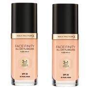 2 X Max Factor Facefinity Base Liquide Correcteur 3 En 1 35 Pearl Beige