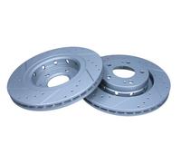 2 x MAXGEAR 19-1057SPORT Disque de frein pour CITROËN,MITSUBISHI,PEUGEOT
