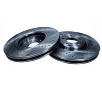 2 x MAXGEAR 19-4818 Disque de frein pour MERCEDES-BENZ