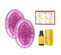 2 x Meridian Massage Brush, Professional Custom Meridian Brushes,Meridian Brush for Beauty Salon with 30ml Essential Oil, Soothes Muscles and Relieves Fatigue