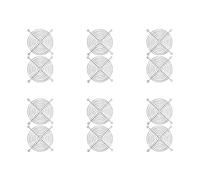 2 x Metal Wire Finger Guard Grill for 120 x 120mm Computer Case Fan