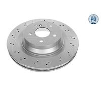 MEYLE Disque de frein 015 523 0017/PD arrière Ø330 mm ventilé perforé