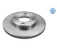 Meyle Disque de frein 115 521 1003 essieu avant ventilé 2x pour AUDI 90 B3