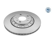 Meyle Disque de frein 115 523 0033/PD - Essieu arrière ventilé pour VW AUDI - 2x
