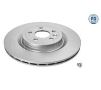 2 x MEYLE 18-83 523 0014/PD Disque de frein pour JAGUAR,LAND ROVER