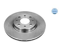 Meyle Jeu de 2 disques de frein avant 215 521 0008 Ø257,5 mm ventilé