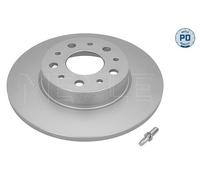 2x Disque de frein Essieu arrière plein 215 523 0036/PD MEYLE pour FIAT 500L