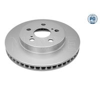 2x Disque de frein Essieu avant ventilé 30-15 521 0133/PD MEYLE pour TOYOTA