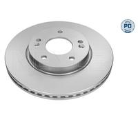 Meyle Disques de frein 37-15 521 0039/PD ventilés essieu avant 2x pour HYUNDAI KIA