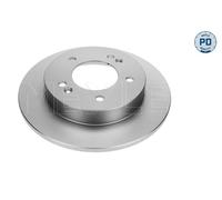 Meyle Disque de frein essieu arrière plein 37-15 523 0031/PD pour Hyundai Kia – 2x