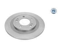 2x Disque de frein Essieu arrière plein 37-15 523 0034/PD MEYLE pour HYUNDAI