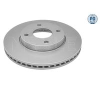 2 x MEYLE 715 521 0047/PD Disque de frein pour FORD