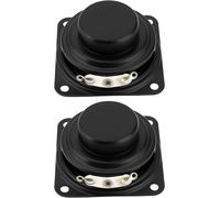 2 x Mini 40mm Square Audio Speakers Internal Magnetic Speaker 4.5W Full Range Horn for Walkie Talkies and Bluetooth Audio