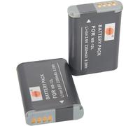 2 x NB-12L Replacement Battery Compatible with Canon LEGRIA Mini X PowerShot N100 PowerShot G1 X Mark II