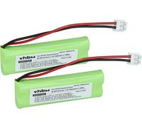 2 x Ni-MH 500mAh (2.4V) batteries suitable for Swissvoice DP500,DP550 Eco Plus,DP550BT etc.