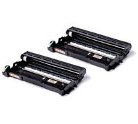 2 x Original Brother DR2200 Dr 2200 DR-2200 tambour pour Brother DCP 7055, 7055 W. Puissance : env. 12000 pages