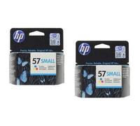 2 X Original Encre HP Officejet 4105 4110 4252 4255 Deskjet 450 / Nr. 57 C6657GE