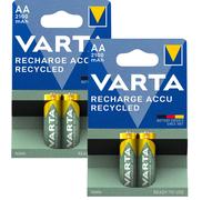2 X Pack De 2 Varta Recharge Accu Power HR6 AA 2100 mAh