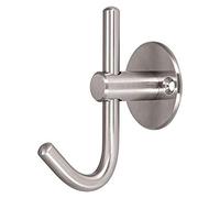 2 x Patère MIA vrai Acier Inox 82 x 42 x 64 mm exclusives Crochets pour Vêtements Portemanteaux de SO-TECH