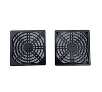 2 x PC Plastic Fan Grids with Foam Sheet Interior for Fan 80 x 80 mm,Dust Filter Fan Case 8 cm,Cover Grille Filter Cooling Fan 80 mm