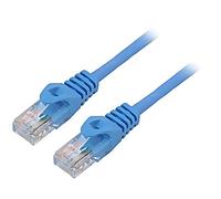 2 x PCU5-10CC-0050-B Patch cord U/UTP 5e Line CCA PVC bleu 05 m 26AWG veines ...