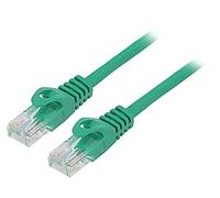 2 x PCU5-10CC-0150-G Patch cord U/UTP 5e Line CCA PVC vert 15 m 26 AWG veines...