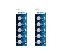 2 X Philips CR2032 Blister de 5 -