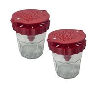 2 x Pièges Pro en Verre à frelons asiatiques Eco-recyclé, Lavable et Réutilisable