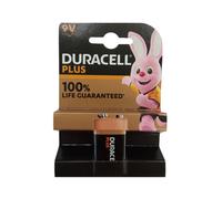 Duracell Piles 9 V Plus 6LR61/MN1604 alcaline – Pack de 4 (2 ampoules de 2)