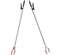 2 x Pince de préhension extra longue pour déchets | Aide à la préhension 92 cm - Pince de préhension des déchets en métal pour personnes âgées | Collecteur de déchets pratique | Pince manuelle - Colle