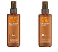 2 x Piz Buin Tan & Protect Accelerating Oil Spray SPF15-150ml