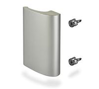 2 x Poignée pour Porte Fenêtre SEJA Gris argenté anodisé 82 x 52 x 20 mm Aluminium de SO-TECH®