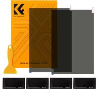 2 x Polarising Filters, 300 x 200 x 0.2 mm, Linear Sheet 90 Degree, Self-Adhesive Protective Film with Squeegee and 4 Bags of Dry Wipes