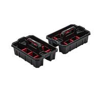 2 x porte-outils boîte à outils en plastique noir porte-outils 49 cm
