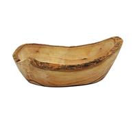 2 X porte-savon en bois d'olivier rustique 11-13cm