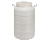 2 X POUBELLE LARGE BOUCHE 50 litres - robinet en option