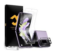 2 x pour Protection écran Samsung Galaxy Z Flip 4 [No-verre], 2 x Verre Trempé d'objectif, Autoguérison, Sans bulles, Facile à installer, Ultra-HD
