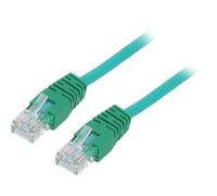 2 x PP12-0,25 M/G Patch cord U/UTP 5e Line CCA PVC vert L : 025 m 26 AWG GEMBIRD