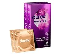 2 x préservatifs Durex sans latex anti-allergiques en polymère Forme Easy-On - 2 boîtes de 6 Profilactiques chacune