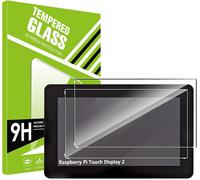 2 X Protective Film For Raspberry Pi Touch Display 2 (7 Inch, 2024) Tempered Glass, Anti-Scratch, Anti-Bubble, 9h Hardness Screen Protector