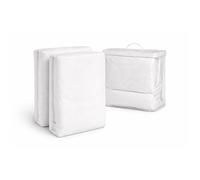 2 X Protege Matelas Impermeable Respirant Anti Acariens Ajustable 140x180 cm