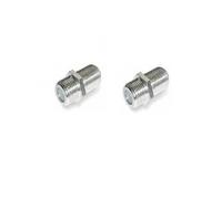 2 x RACCORD F A VISSER FEMELLE-FEMELLE tv tnt satellite cable HD ME