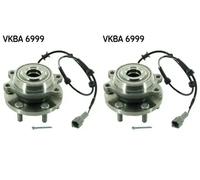 2 x Radlager SKF pour NISSAN NAVARA NP300 (D40), NAVARA NP300 Platforma /