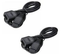 2 X Rallonge manette pour Sega Megadrive Genesis 1 & 2 - 1,8 mètre - Straße Game ® Noir G