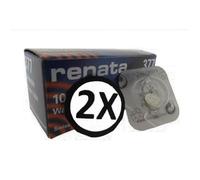 2 x Renata Pile de Montre 0% Mercure Oxyde d’Argent, 317 (SR516SW)