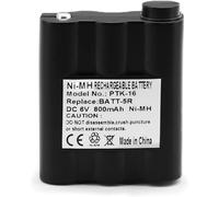 2 x Replacement Battery for Radio Midland Alan G7 G7XT G7PRO G9 G9PLUS G9PRO GXT950 Walkie Talkie PB-ATL/G7 BATT-5R AVP-7 800mAh 6V Rechargeable Ni-MH Battery