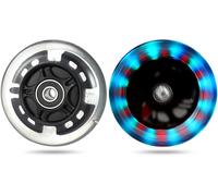 2 X Replacement Scooter Wheels 80mm Led With Abec9 Ball Bearing For Globber Razor K2 Micro Scooter