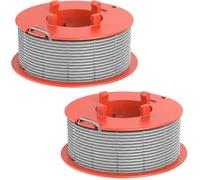 2 x Replacement Spools & Line for Bosch ART 23 26 30 Commitrim Easytrim F016800175